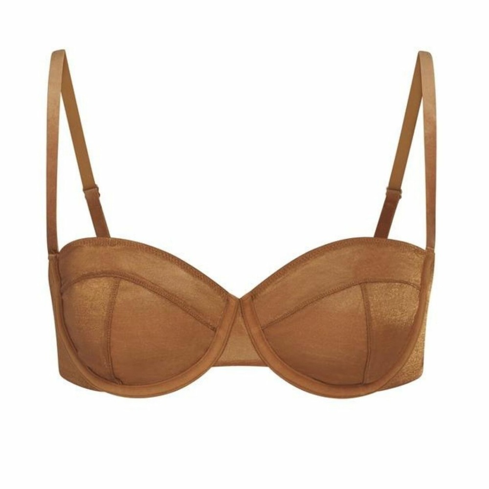 ✨SKIMS - Glissenette Straight Neck Underwire Bra✨ - CHAI